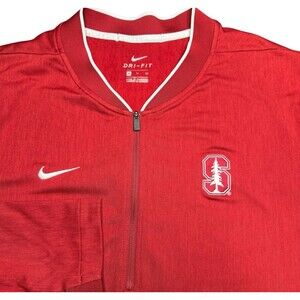 Nike Dri Fit Stanford Cardinals Men’s Size XL Red Quarter Zip Pullover ACC